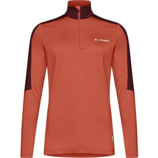 Vaude Women's Livigno Halfzip II Fleecesweatere Damer størrelse 34 farve rød