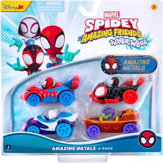Spidey And His Amazing Friends Bilsæt 4-pak