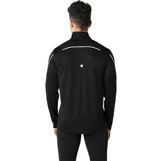ASICS Road Lite-Show 1/2 Zip Running Shirt Men - Black, Size L - black