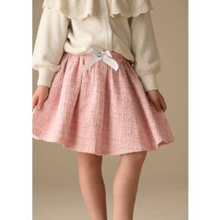 Angel & Rocket Angel & Rocket Pink Faye Tweed Skirt - 12 Yrs