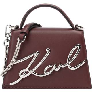Karl Lagerfeld K/Signature 2.0 Håndtaske mørkerød