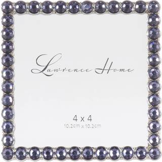 Lawrence rammer 4x4 sølvmetal gnistramme - midnatblå