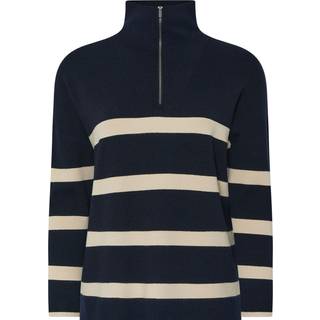 Evans Evans Stribet Trøje med Lynlåsdetalje