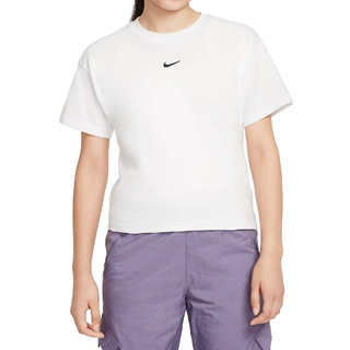Nike Sportswear Essential-T-shirt til større børn (piger) - hvid - XL
