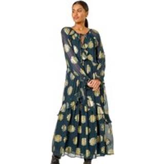 Roman Roman Midi-kjole med flæsebrokade - EU 42 (UK 14)