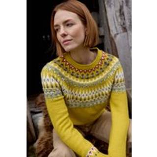 Weird Fish Weird Fish Green Lowell Fair Isle Pattern Jumper