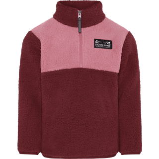 Didriksons Kids' Gosig Half Zip Anemon Red, 90
