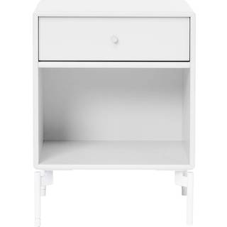 Montana DREAM sengebord med ben - 101 New White (Quickship) - Snow