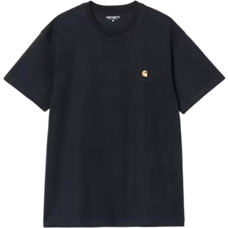 Carhartt WIP Chase T-shirt - L - dark navy/gold