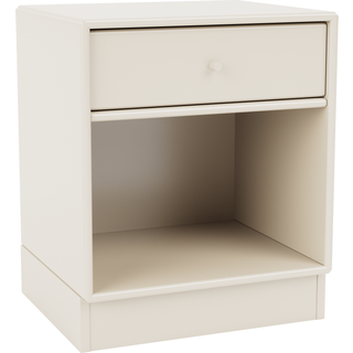 Montana DREAM sengebord med Sokkel - 158 Oat (Quickship) - Sokkel H7