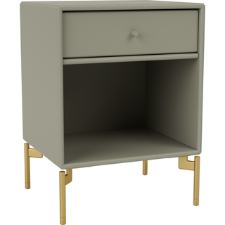 Montana DREAM sengebord med ben - 144 Fennel (Quickship) - Messing