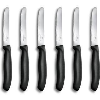 Swiss Classic Bordkniv med grillskær, Sort