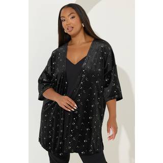 Yours Curve Yours Curve Velour Stjerne Jakke