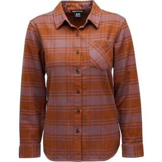 Black Diamond Women's Project Flannel Shirt Dark Mauve-clay, M