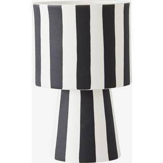 OYOY Toppu krukke Ø10 cm Sort/Hvid