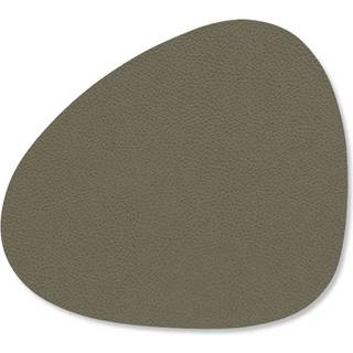 LIND DNA Serene coasters curve 11x13 cm Moss