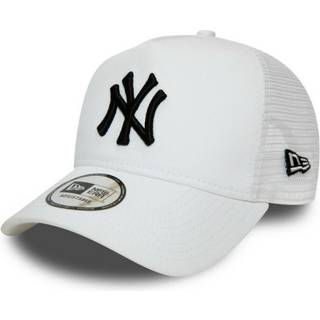 New Era New York Yankees White A-Frame Trucker Cap newera adult unisex White newera adult unisex White newera adult unisex White newera adult unisex W - Osfm