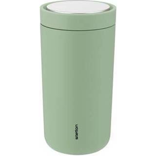 Stelton To Go Click Stål krus 0,2 L - Soft Seagrass
