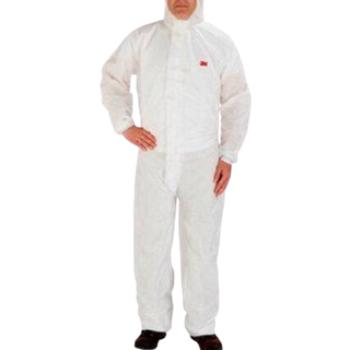 Beskyttelsesdragt 4520 hvid/grøn 3XL