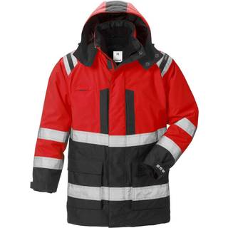 Fristads 119628 Hi Vis Airtech® 3-i-1 parka jakke kl.3 4036 / Arbejdsjakke Rød/sort M