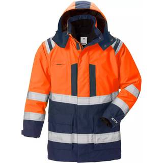 Fristads 119628 Hi Vis Airtech® 3-i-1 parka jakke kl.3 4036 / Arbejdsjakke Hi-Vis Orange/Marine M
