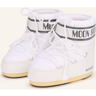 Moon Boot Unisex Icon Low Nylon White Mono, 36/38