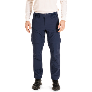 Bergans Men's Convertible Zip-Off Softshell Pants Navy Blue, 52