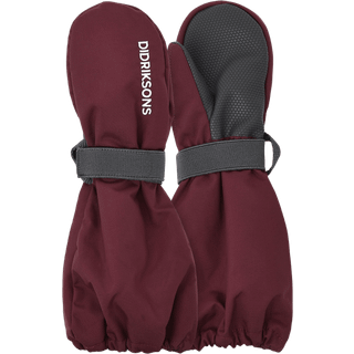 Didriksons Kids' Biggles Mitten 7 Anemon Red, 4-6 years