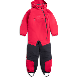 Bergans Kid's Lilletind Insulated Shell Coverall Alpine Rose/dark Shadow Grey, 92