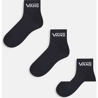 Vans - Classic Half Crew Socks (3 pairs), Man, Black, Size: L (42.5-47) - Black - L (42.5-47)