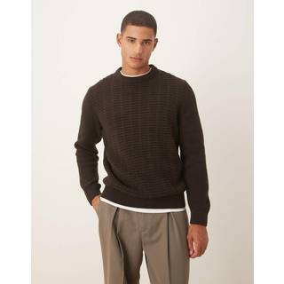 Barbour Herren Pullover braun unifarben