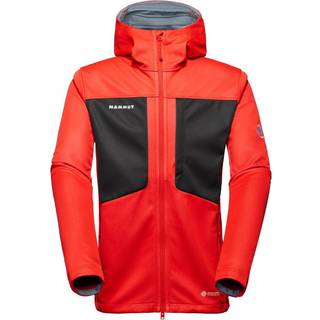 Mammut Ultimate VIII Softshell Hooded Jacket Softshelljakke Herrer størrelse M farve rød