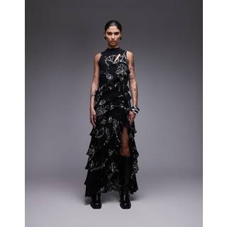 All Saints AllSaints Black Cady Dress - 14