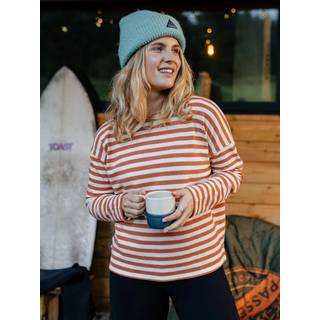 Passenger Women's Panorama Striped L/S T-Shirt Longsleeve Damer størrelse XL farve pink