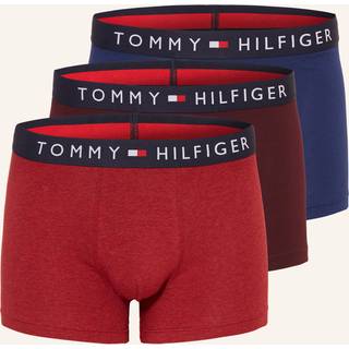 Tommy Hilfiger Tommy Hilfiger Red 3-Pack TH Original Logo Waistband Trunks
