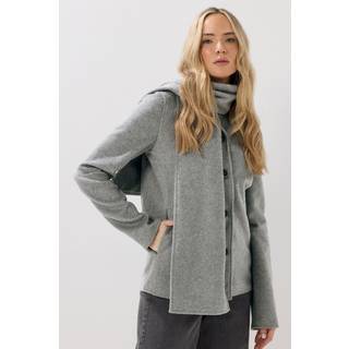 Lts Tall Grey Formal Scarf Coat Size 18