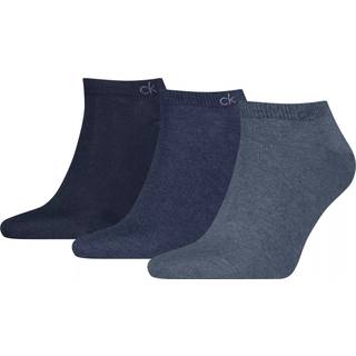 Calvin Klein 3-pak Sneaker Socks For Men - Navy/Blue - Str 43/46