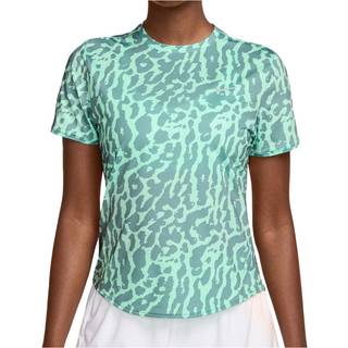 Kortærmet Nike Swift Dri-FIT-løbeoverdel til kvinder - grøn - L (EU 44-46)