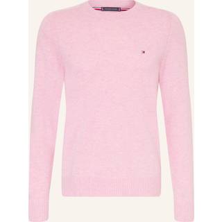 Lambswool Crew Neck Pullover, Classic Pink Heather, L