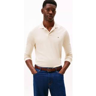 Tommy Hilfiger Tommy Hilfiger White Regular Fit Long Sleeved Liquid Polo Shirt - X-Large