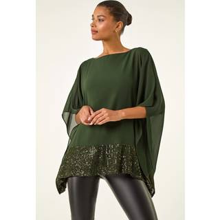 Roman Romersk pailletkant med kontrastfarvet tunika