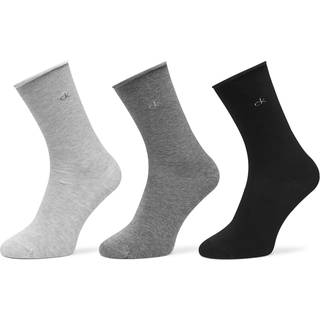Calvin Klein 3-pak Classic Socks For Women - Grey - Str 35/38