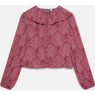 Mint Velvet Mint Velvet Red Floral Print Blouse