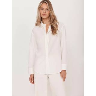 Mint Velvet Mint Velvet White Oversized Tailored Shirt - Medium