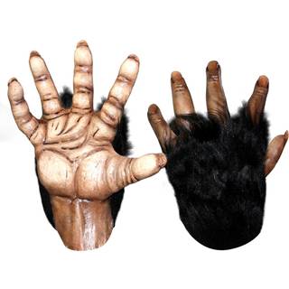 Affen Hände braun Deluxe