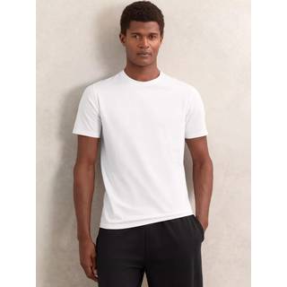 Reiss Reiss White Flex Stretch-Cotton Loungewear T-Shirts 2 Pack