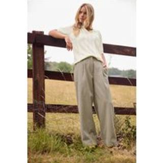 PixieGirl Petite PixieGirl Petite Sildebensmønstrede Bukser med Brede bukseben