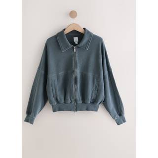 Next Jakke med krave i bomberstil