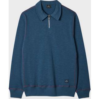 PS Paul Smith PS Paul Smith Blå Joggingpolo med lynlås