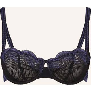 Triumph Comfort Glam Wired Balconette Bra - Black - D 70